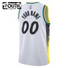 Dres Indiana Pacers Prilagođeni Nike 2024-25 City Edition Bijela Swingman - Dječji